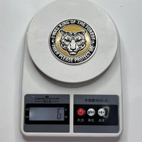 Autocollants personnalisés en alliage d'aluminium pour voiture, motifs têtes d'animaux (tigre, aigle, lion), autocollants latéraux pour modification automobile