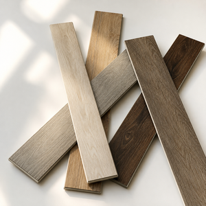 <span class=keywords><strong>Plancher</strong></span> en vinyle SPC à clipser, design bois, imperméable, avec <span class=keywords><strong>sous</strong></span>-couche en <span class=keywords><strong>mousse</strong></span> IXPE, pour usage résidentiel et commercial, fourni directement par l'usine - Product Image 2