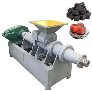 Kokosnuss Holzkohle Kohle Energie Barstange Brikett-Schneckenpresse mit automatischen Schneidmaschinen