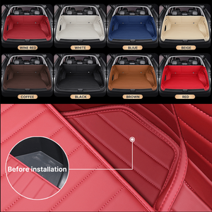 Xiangta Designer personnalisable Chine Tapis de coffre de voiture automatique Tapis de sol arrière de voiture en cuir en gros Tapis antidérapants 5D 7D pour voitures - Product Image 2