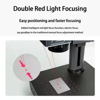 Grabador/Cortador Láser de Fibra de Escritorio 20W de Alta Precisión CNC Programable para Metal/Plástico/Piedra, Uso en Pequeños Negocios, Fácil de Usar