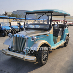 Voiture électrique de tourisme vintage 4-14 places, style rétro, à basse vitesse, pour sites touristiques et parcs d'attractions - Meilleures ventes - Product Image 6