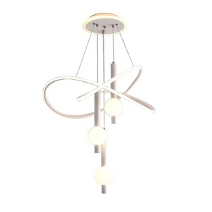 Lustre LED de luxe, <span class=keywords><strong>85W</strong></span>, tricolore, 165-265V, hauteur réglable, luminaire suspendu au plafond, décoration intérieure - Product Image 5