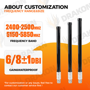 Tầm Xa nhiệm vụ nặng nề UHF 10km phạm vi 6/8 ± 1dbi Omni đa hướng cho N-J trắng cho trạm gốc ngoài trời - Product Image 5