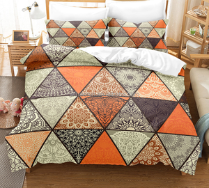 Giá Tốt Nhất Nhà Máy Tùy Chỉnh 100% Bông Bộ Đồ Giường Set Duvet Cover & Được Trang Bị Tấm Với Mô Hình Tùy Chỉnh - Product Image 5