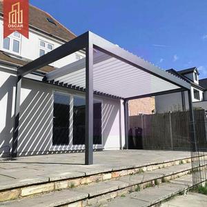 एल्यूमीनियम पेट्रो फर्नीचर बगीचे के पिछवाड़े और शादी के आर्बर्स आदर्श आउटडोर घटनाओं और पार्टियों को रिट्रेटेबल पेगोलिया - Product Image 1