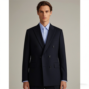Abiti da <span class=keywords><strong>Uomo</strong></span> di Lusso su Misura di Alta Qualità, <span class=keywords><strong>Blazer</strong></span> Personalizzato con Tessuto Traspirante in Viscosa e Poliestere - Product Image 4