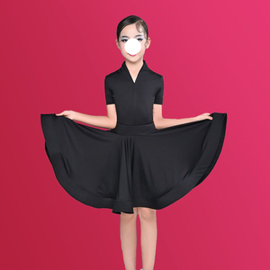 Traje de Baile de Salón para Niñas, Trajes de Baile Latino para Niños, Actuaciones, Competiciones, <span class=keywords><strong>Jazz</strong></span>, Disfraz Latino, Ropa Suave para Escenario - Product Image 2