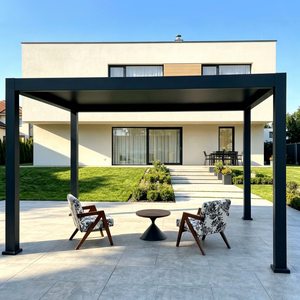 Pérgola Retráctil Motorizada Serie E RKOVE, de Aluminio, Impermeable, para Exteriores, Tipo Pabellón Abierto - Product Image 1