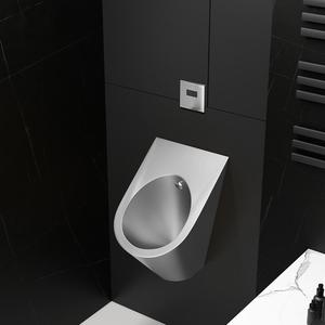 Offre Spéciale – <span class=keywords><strong>Urinoir</strong></span> Mural de Salle de Bain en Acier Inoxydable 304 de Qualité Supérieure avec Débit d'Eau Activé par Capteur - Product Image 1