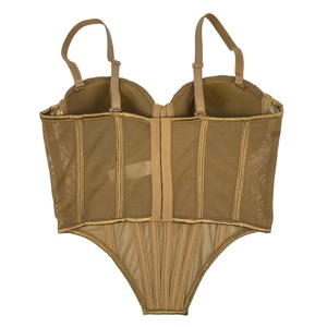 <span class=keywords><strong>Bustier</strong></span> a Corsetto Sopraseno di Alta Qualità e Nuovo Design da Donna con Stecche a Lisca di Pesce e Rete, Top Corto Modellante, Lingerie Snellente - Product Image 3