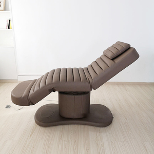 Lit de massage moderne électrique à 4 moteurs avec cadre en fer et revêtement en cuir synthétique pour salon de beauté, lit de spa Neoplan - Product Image 4