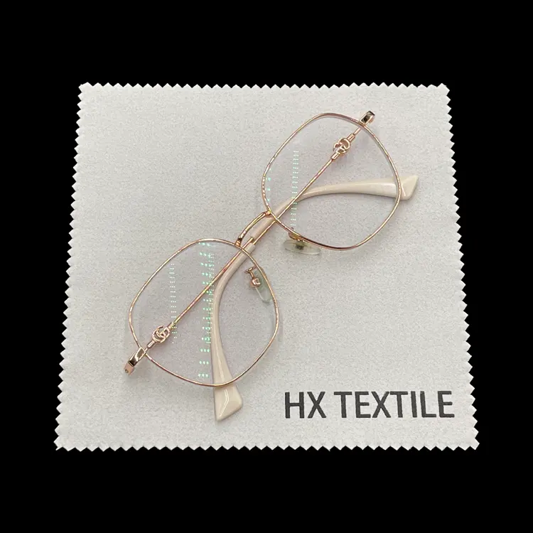 Anhui Microfibre Seaisland Filament Suede Luxury Small Custom Sublimation Logo Microfiber Glasses Cloth