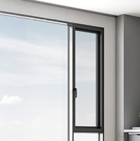 Standard-Hurrikan-Schutzfenster mit thermischer Trennung, Aluminium-Doppelverglasung, energieeffizientes Schiebefenster für Häuser
