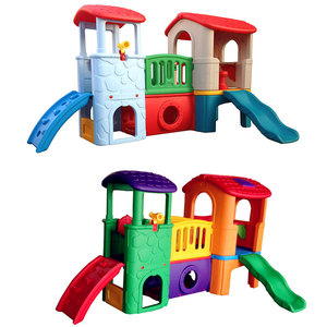 <span class=keywords><strong>Prodigy</strong></span> kulübü kapalı oyun alanı çocuklar için HDPE renkli plastik slayt ve tırmanma slayt çok amaçlı Playhouse - Product Image 4
