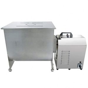 Mélangeur de viande hachée électrique commercial automatique de comptoir en acier inoxydable, machine à découper, appareil pour épices et sauces - Product Image 2