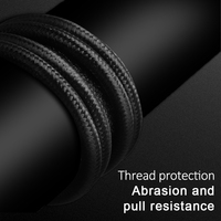 Câble de charge super rapide USB Type C 6A 66W SCP FCP, câble de données USB C en nylon tressé résistant anti-emmêlement pour téléphone et tablette Huawei