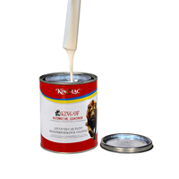 Peinture liquide acrylique pour automobile P17 1K Crystal Blue Pearl, revêtement en spray, dotée d'un système de formulation précis