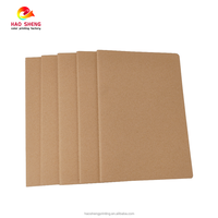 Brochure scolaire personnalisée A5 à grille pointillée, couverture rigide en carton, reliure cousue, vernissage, logo personnalisé, bande élastique, impression offset