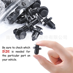 Plastic Nylon Car <b>Clip</b> 91503-SZ3-003 For Honda <b>Bumper</b> Mounting Replacement Repair Auto Fastener - Product Image 3