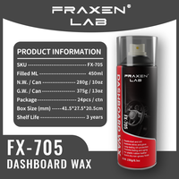 Spray de polissage pour tableau de bord de voiture pour ateliers de detailing, cire aérosol anti-décoloration pour garnitures en plastique, approvisionnement en vrac OEM ODM sous marque privée