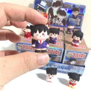 กล่องสุ่มของเล่นเด็กขายส่ง แฟชั่นฟิกเกอร์ 3 มิติ พีวีซี ของตกแต่งโต๊ะ การ์ตูนน่ารัก อนิเมะ โคนัน บลายด์บ็อกซ์ - Product Image 2