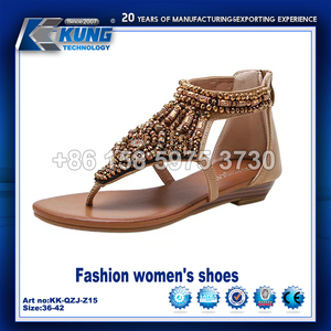 Sandales à talons compensés pour femmes, nouvelle collection été 2022, style bohème, confortable, souple et décontracté - Product Image 2