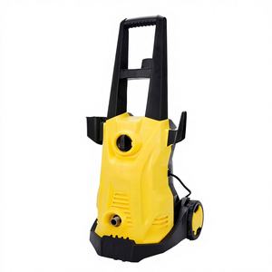 Nettoyeur haute pression automatique portable pour voiture <span class=keywords><strong>Mingou</strong></span>, électrique, auto-amorçant, 1400W, 120 bars, avec brosse, pistolet à eau, plastique, cuivre - Product Image 2