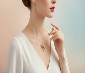 Collar Moderno con Colgante de Palmera Tropical con Cadena para Mujer, Joyería Fina Minimalista, Perfecto para Combinar en Capas, Moda de Verano - Product Image 5