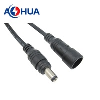 Câble d'alimentation cc 5.5x2.1mm, prise jack femelle, connecteur 12v cc mâle femelle avec câble d'alimentation