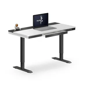 Mesa Elétrica Ajustável Em Pé Móveis De Sala De Escritório Up Lift Desk Quadro Preto Mesa De Mesa Em Altura Ajustável