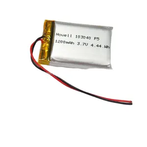 KC BIS CB UL批准的DTP 103040锂离子聚合物电池3.7V 1200mAh lipo电池