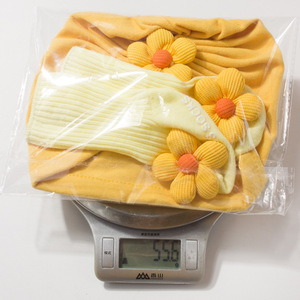 Nuevo conjunto de sombrero y calcetines para niños, lindo sombrero y calcetines de bebé con flores, combinación de otoño e invierno, conjunto cálido para bebé - Product Image 5