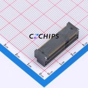 X1304WVS-52G-LPV01 PCI/PCIe Connector SMD Connector mPCI-E 52P 36P Horizontal Mount - Product Image 2