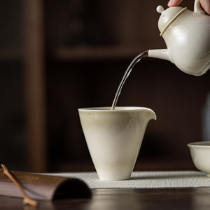 Celadon Glaze Fair Cup Cone Shape Porcelain Kung Fu <b>Tea</b> <b>Set</b> For Afternoon <b>Tea</b> Without Lid - Product Image 2
