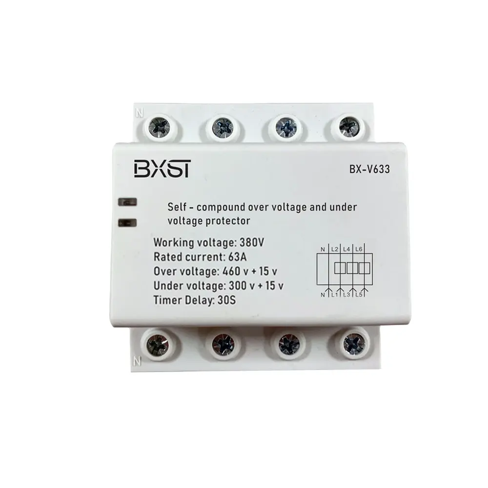 Protetor de voltagem de trilho, protetor de alta qualidade para relé BX-V633 v, protetor de sobretensão, em oferta, 380