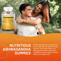 Offre Spéciale : Gommes d'Ashwagandha 2000mg au Poivre Noir pour le Soulagement du Stress, le Soutien Immunitaire et Thyroïdien, Végétaliennes, Sans OGM, Sans Gluten, 60 Unités