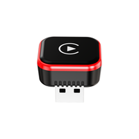Adaptateur USB portable Plug & Play pour iOS et Android, connexion stable pour véhicules, mini adaptateur sans fil 2-en-1 CarPlay Android Auto, discret