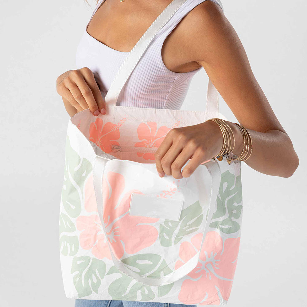 Bolso de mano Reversible resistente al agua, bolsa de mano de