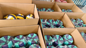 Hochwertiger <span class=keywords><strong>Basketball</strong></span> mit individuellem Logodruck, 2 Farben, offizielle Größe 7, Gummi, für das Training - Product Image 4