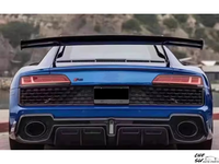 Kit carrosserie diffuseur arrière en fibre de carbone style capot amélioré pour Audi R8 21-22, lèvre de pare-chocs arrière personnalisée, outils de carrosserie automobile