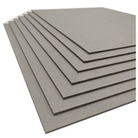 Fábrica de China al por mayor 0,5mm-4mm de espesor cartón corrugado gris tablero gris