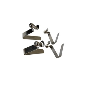Perles de positionnement interne universelles à clip à ressort de 5 mm, en forme de V et en forme de U, pour rayonnages de stockage industriels - Product Image 1