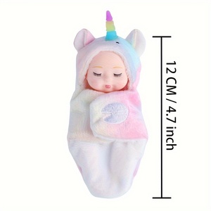 Muñecas <span class=keywords><strong>Reborn</strong></span> realistas <span class=keywords><strong>de</strong></span> estilo recién nacido, trajes intercambiables, muñecas en forma <span class=keywords><strong>de</strong></span> Animal, juego <span class=keywords><strong>de</strong></span> muñecas para dormir <span class=keywords><strong>de</strong></span> 4,7 pulgadas, regalo para niños - Product Image 4