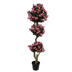 Melhor venda personalizar bonsai premium artificial planta rododendron árvore