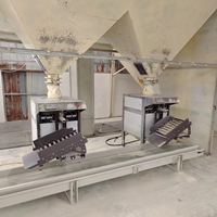 Machine d'emballage semi-automatique à vis sans fin pour adhésif de carrelage et poudre de mastic