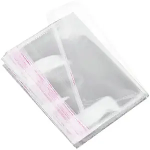 Buyers Faves Self Sealing Adhesive Clear Plastic OPP Poly Clothing Bags