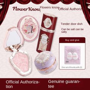 Flower Knows All Series Embossed <span class=keywords><strong>Blush</strong></span> 5g Poudre de <span class=keywords><strong>blush</strong></span> liquide minérale pour le visage avec fini mat Série Bunny Garden - Product Image 4