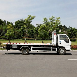 Isuzu NQR 4x2 5 Ton <b>Flatbed</b> Wrecker <b>Truck</b> with 190HP 4HK1 Engine and Underlift - Product Image 6