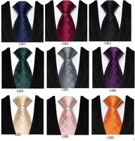 Cravate Formelle pour Homme en Polyester Jacquard à Rayures et Couleur Unie, Cravate Fine de 8 cm, Vente en Gros, Cadeau, Cravates pour Hommes